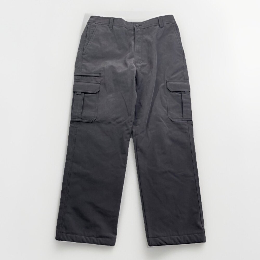 Y2K Retreat Tech Cargo Pants SoftShell Fleece Lined Outdoor Skate Men 34 x 30